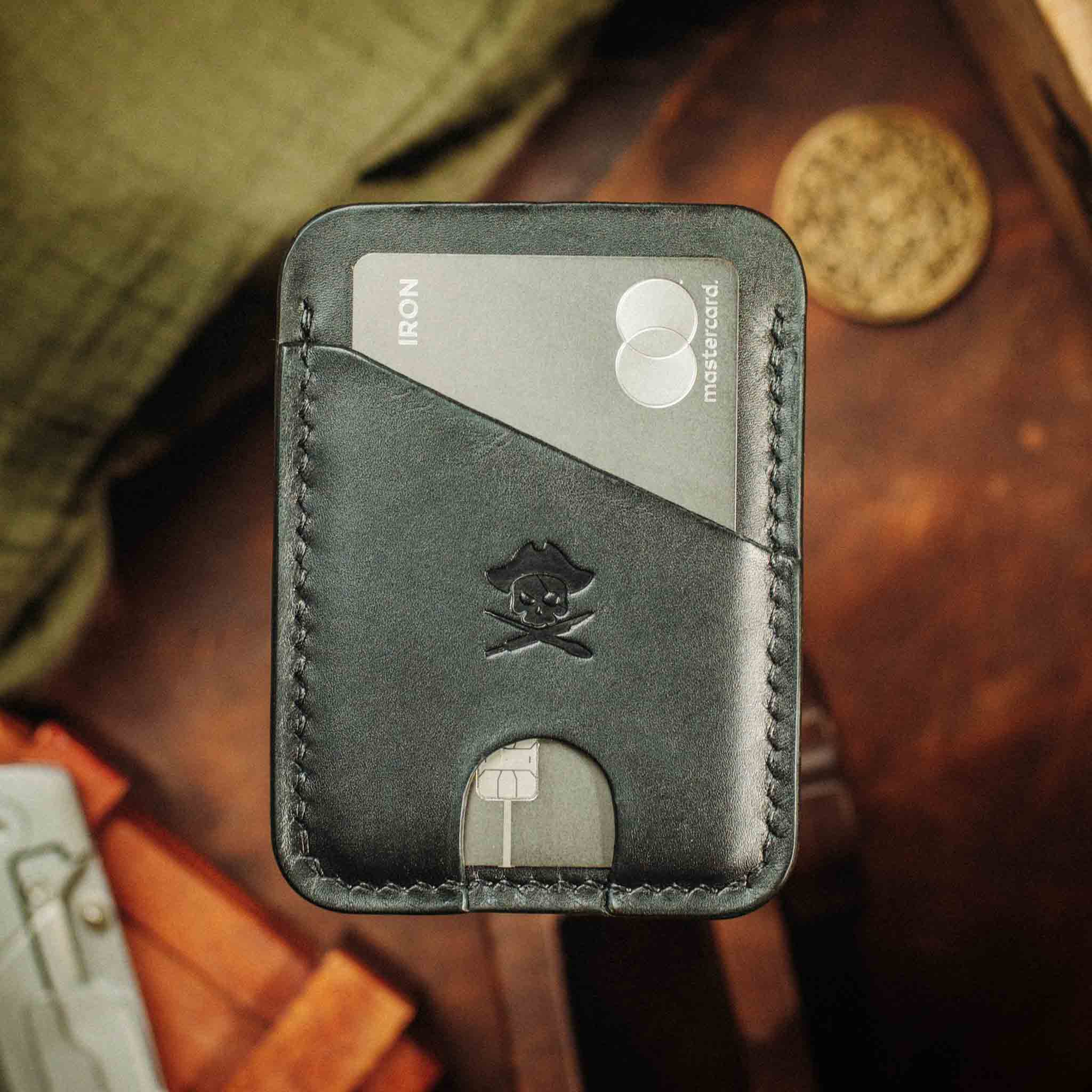 Minimalist Leather Wallet - Boatswain v4 | Slim Card Holder | EDC