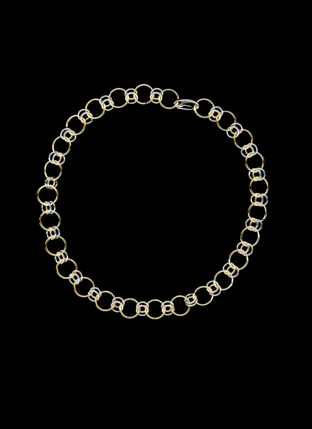 athena chainmail necklace
