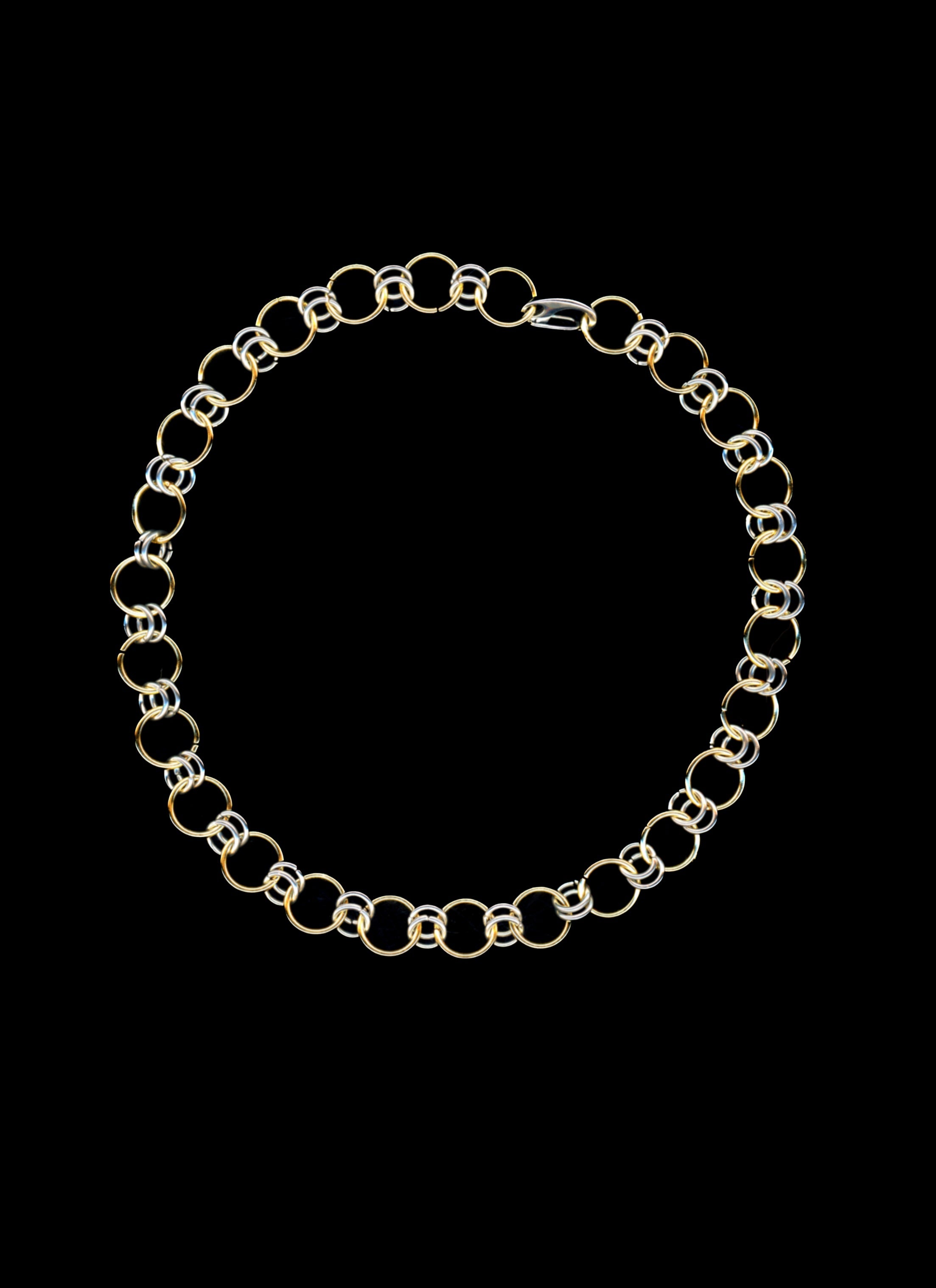 athena chainmail necklace