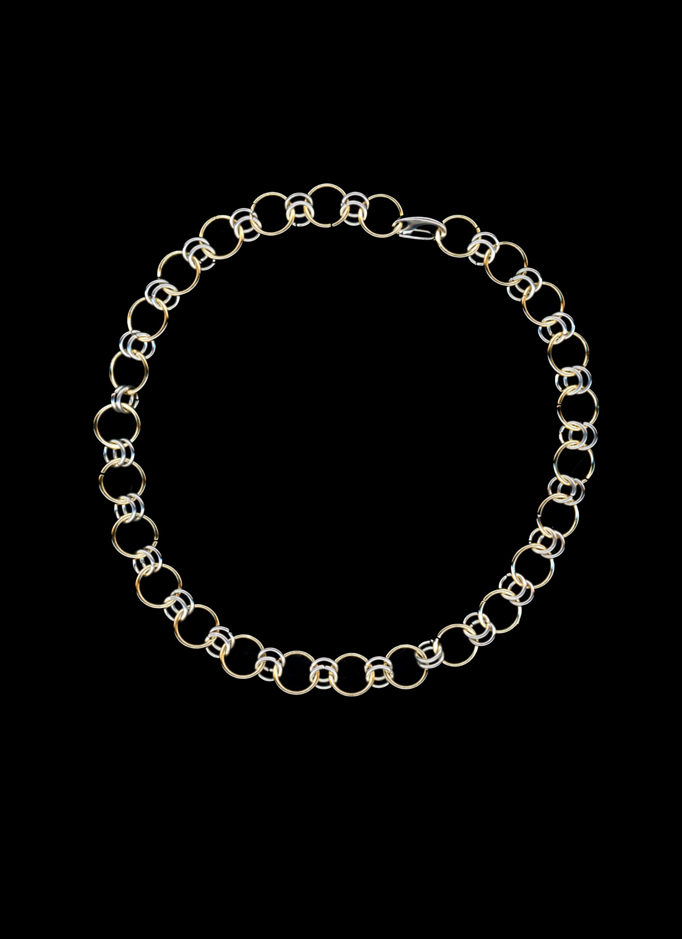 athena chainmail necklace