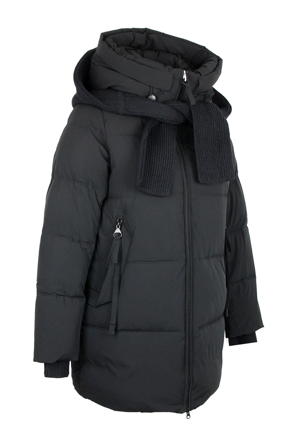 Double-hooded Insulated Bio-Down Coat