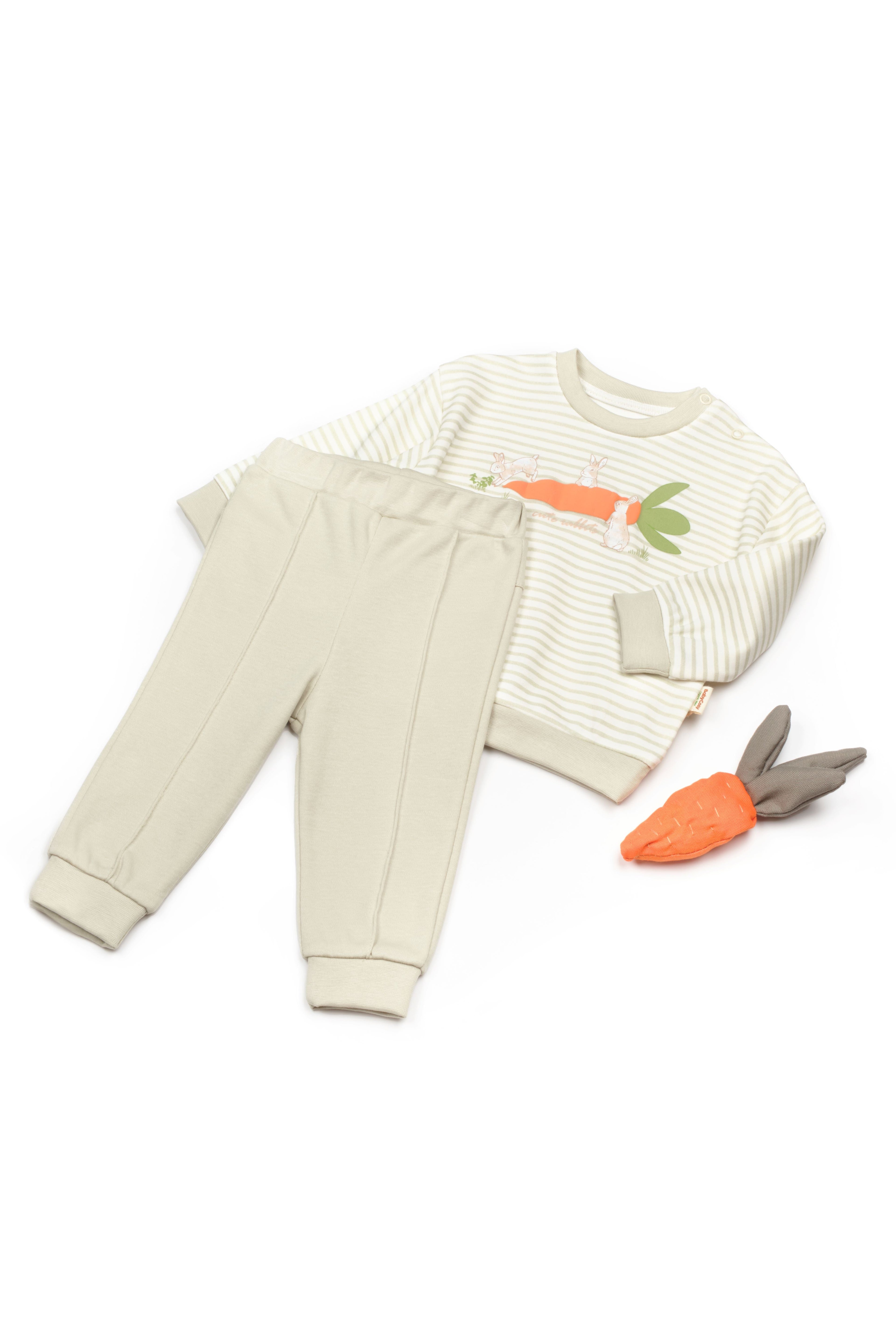 Carrot 2 Piece Set 100% Organic Cotton