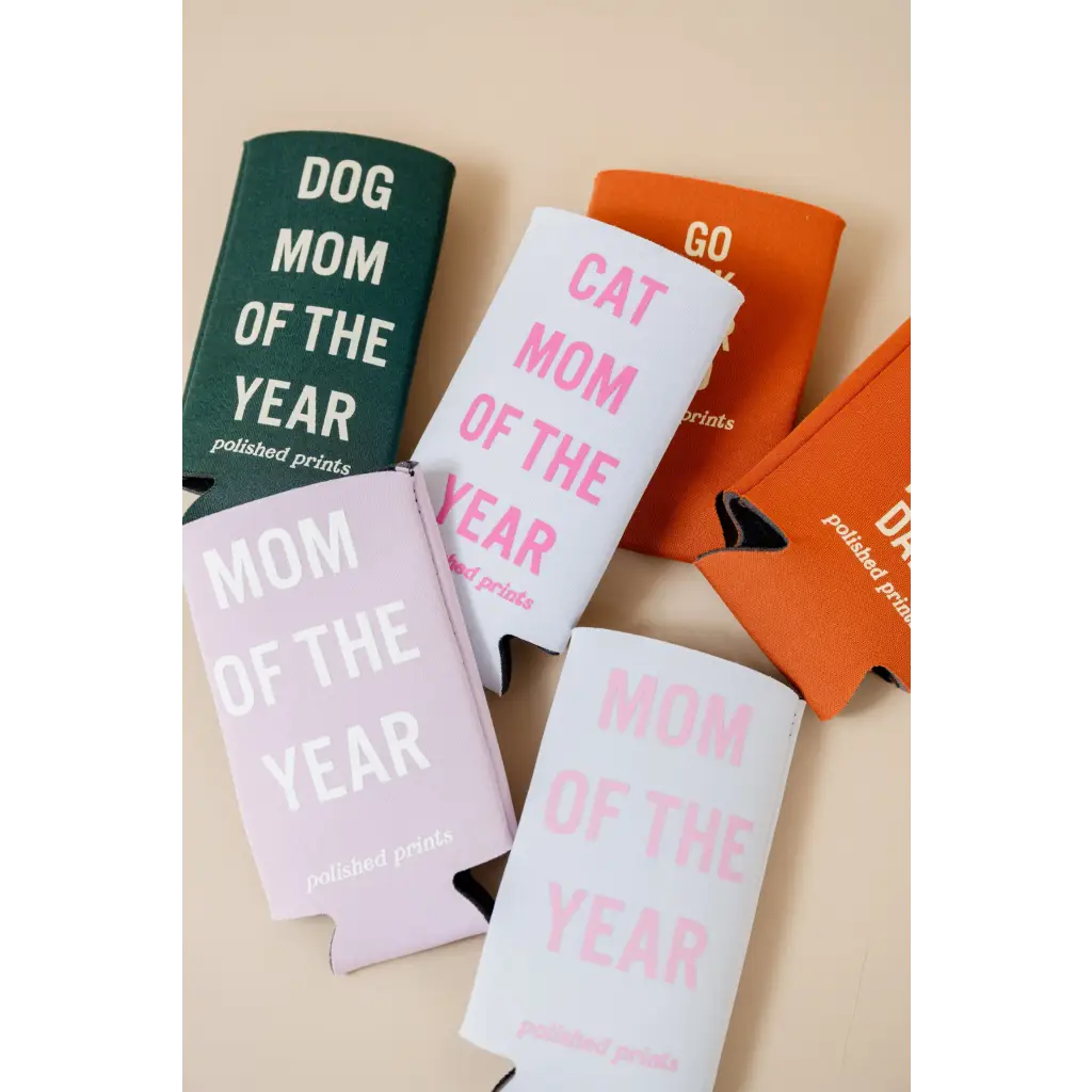 Cat Mom of the Year Seltzer Koozie