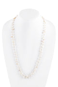 Chip Off The Old Block White Shell Necklace