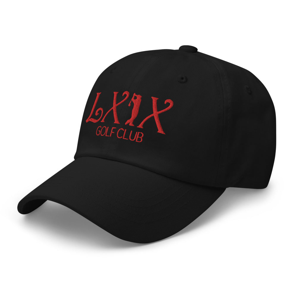 Curve Logo Dad Hat - Red Logo
