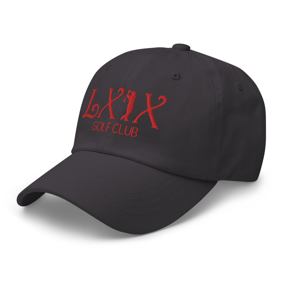 Curve Logo Dad Hat - Red Logo