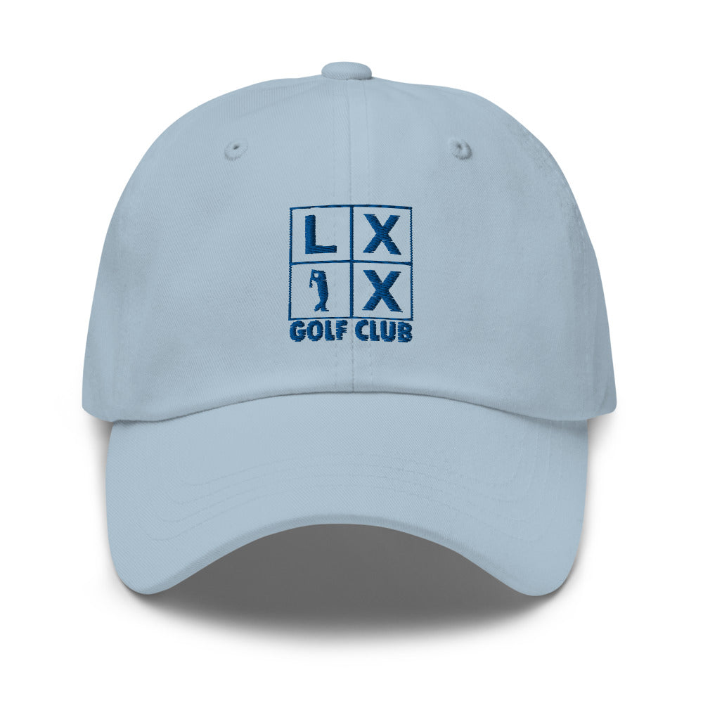 Four Box Logo Dad Hat - Blue Logo