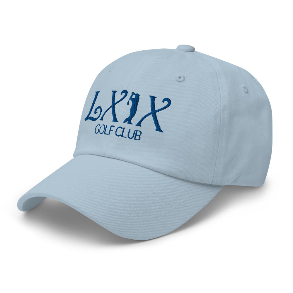 Curve Logo Dad Hat - Blue Logo