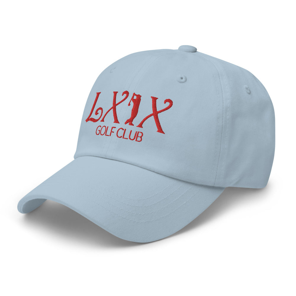Curve Logo Dad Hat - Red Logo