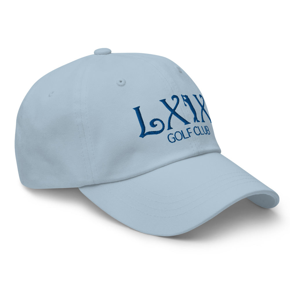 Curve Logo Dad Hat - Blue Logo