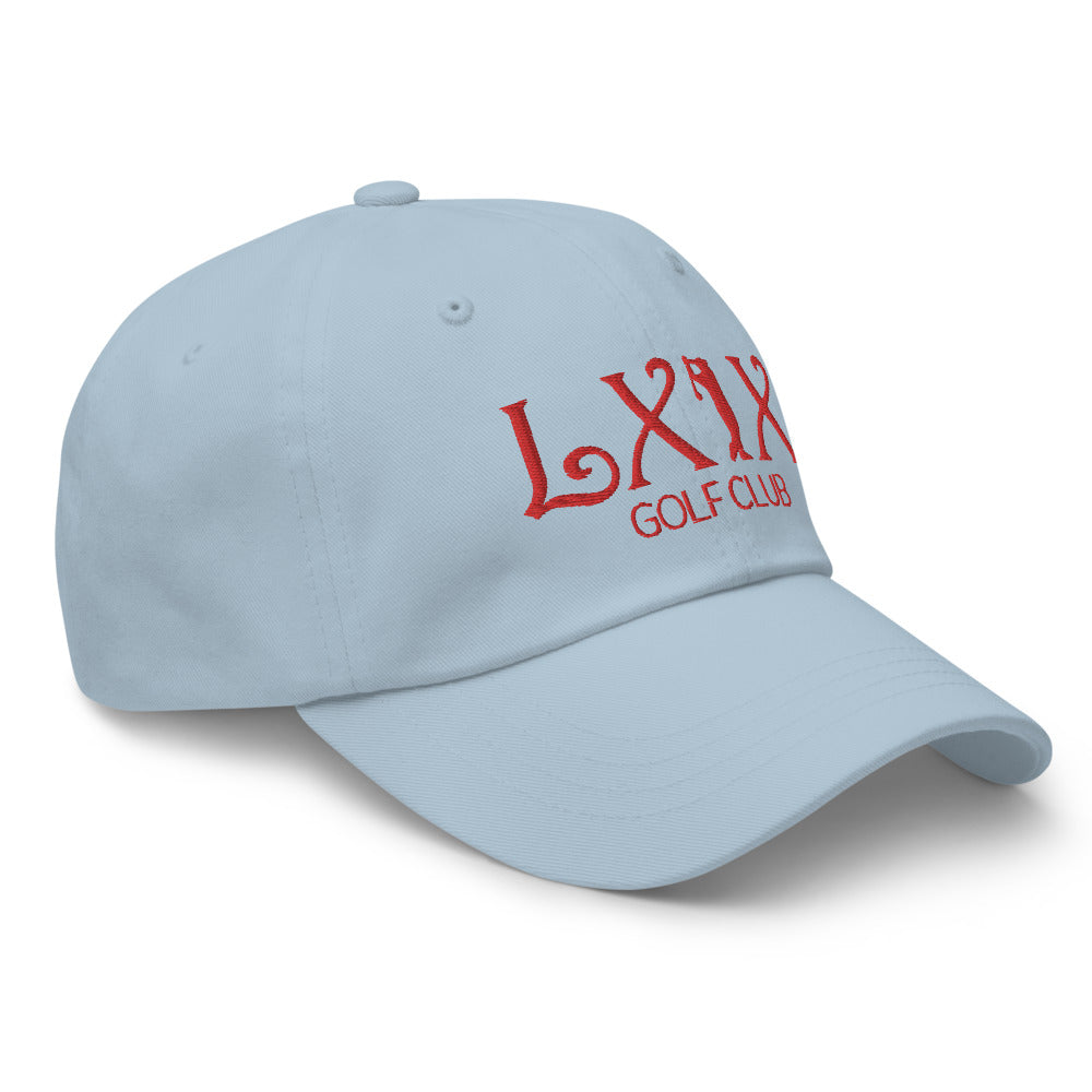 Curve Logo Dad Hat - Red Logo