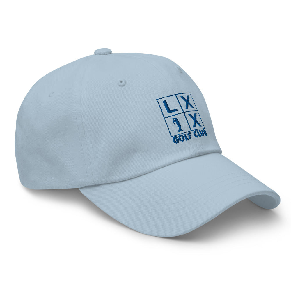 Four Box Logo Dad Hat - Blue Logo