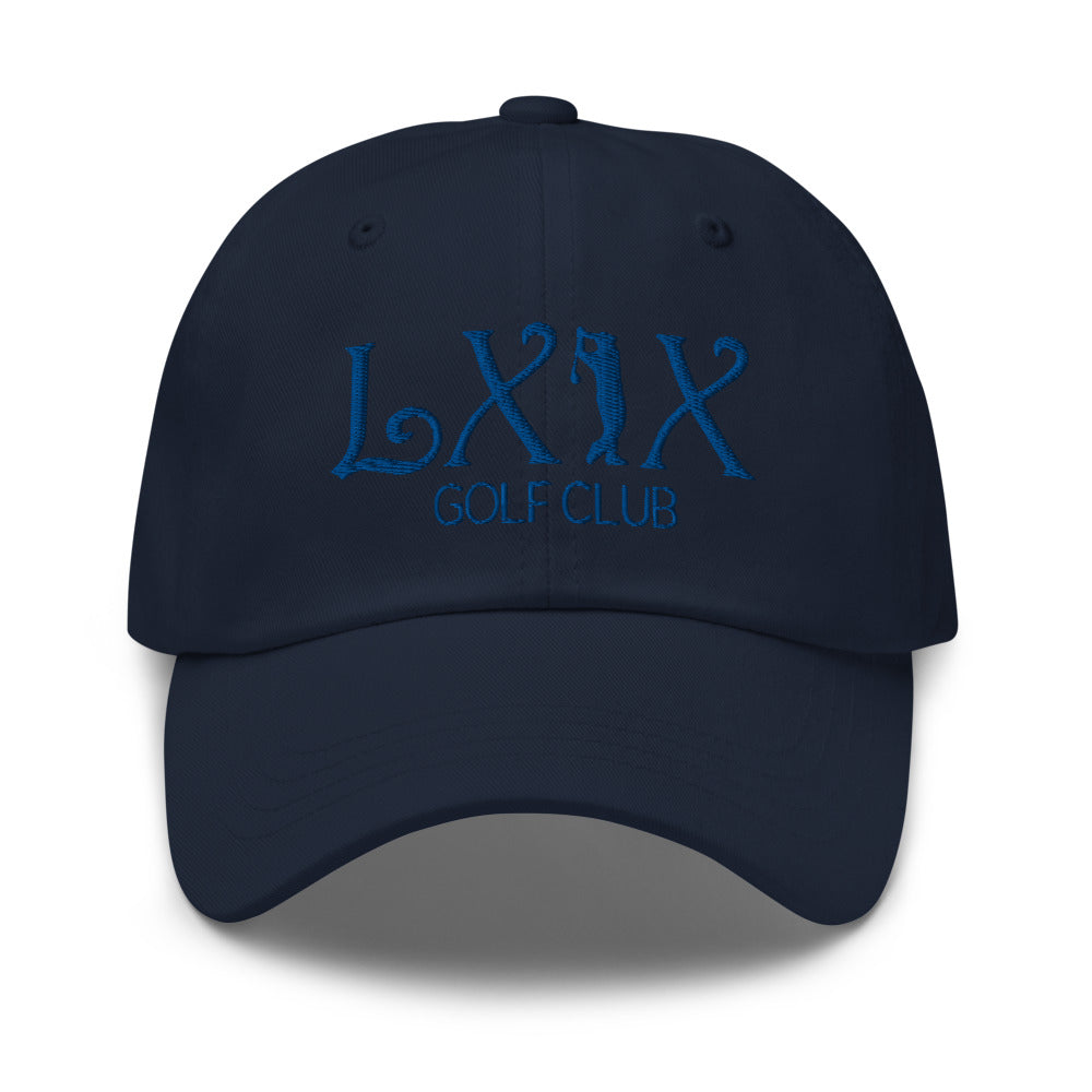 Curve Logo Dad Hat - Blue Logo