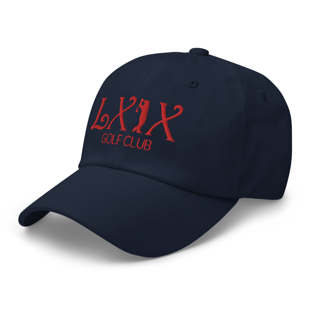 Curve Logo Dad Hat - Red Logo