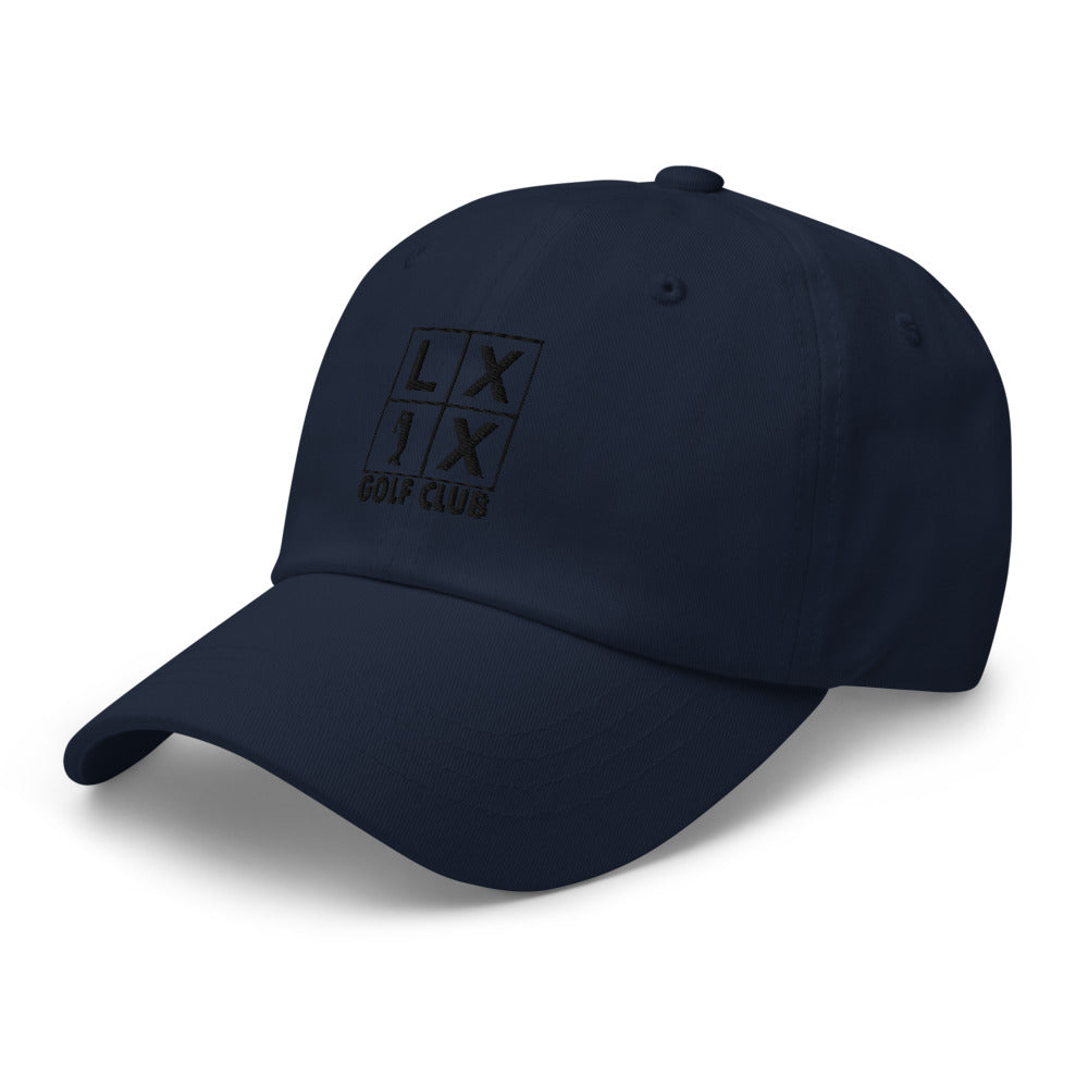 Four Box Logo Dad Hat - Black Logo