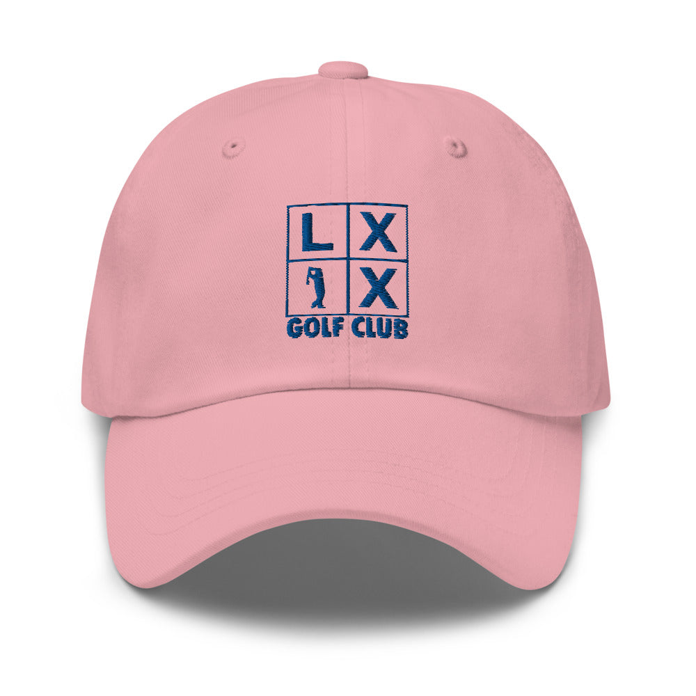 Four Box Logo Dad Hat - Blue Logo