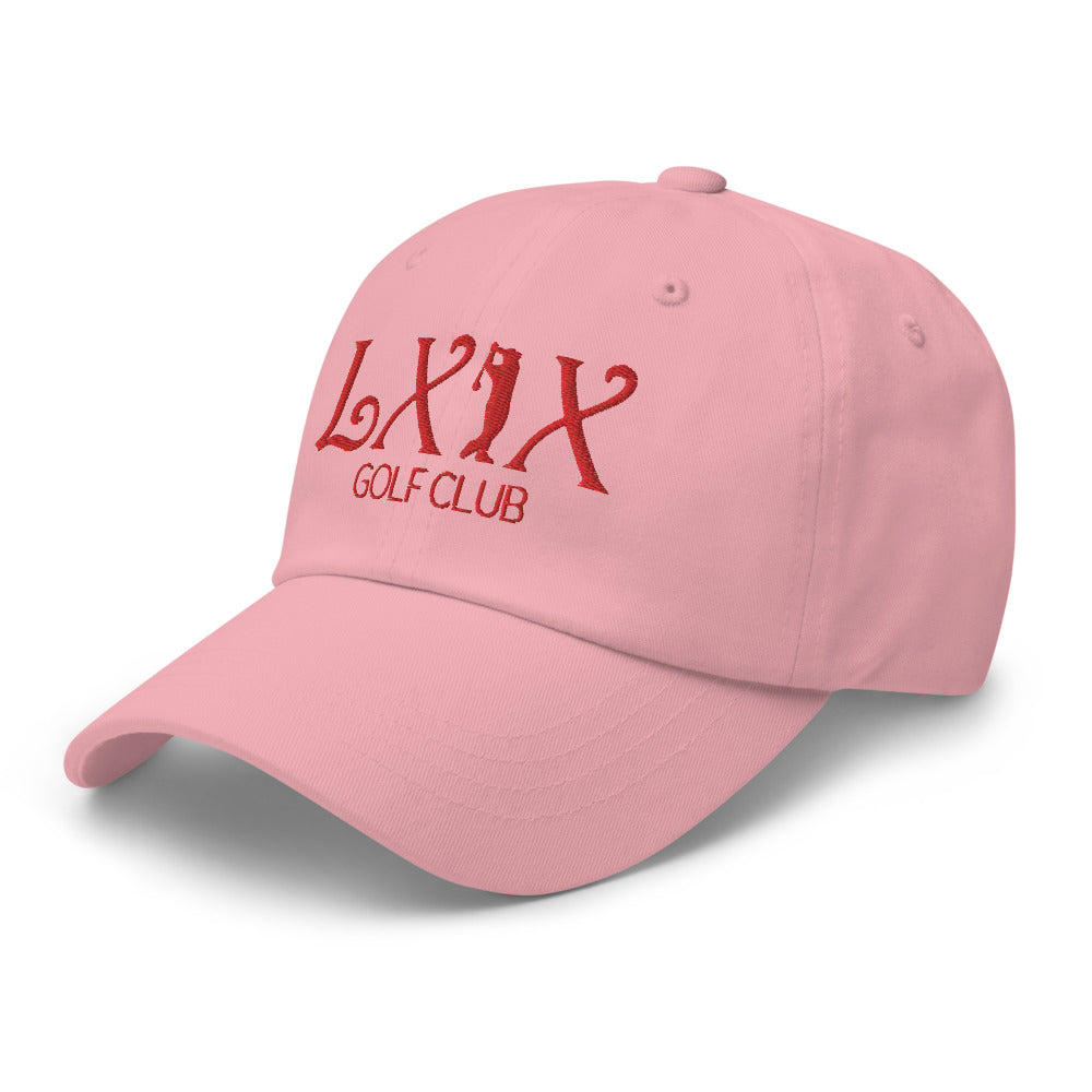 Curve Logo Dad Hat - Red Logo