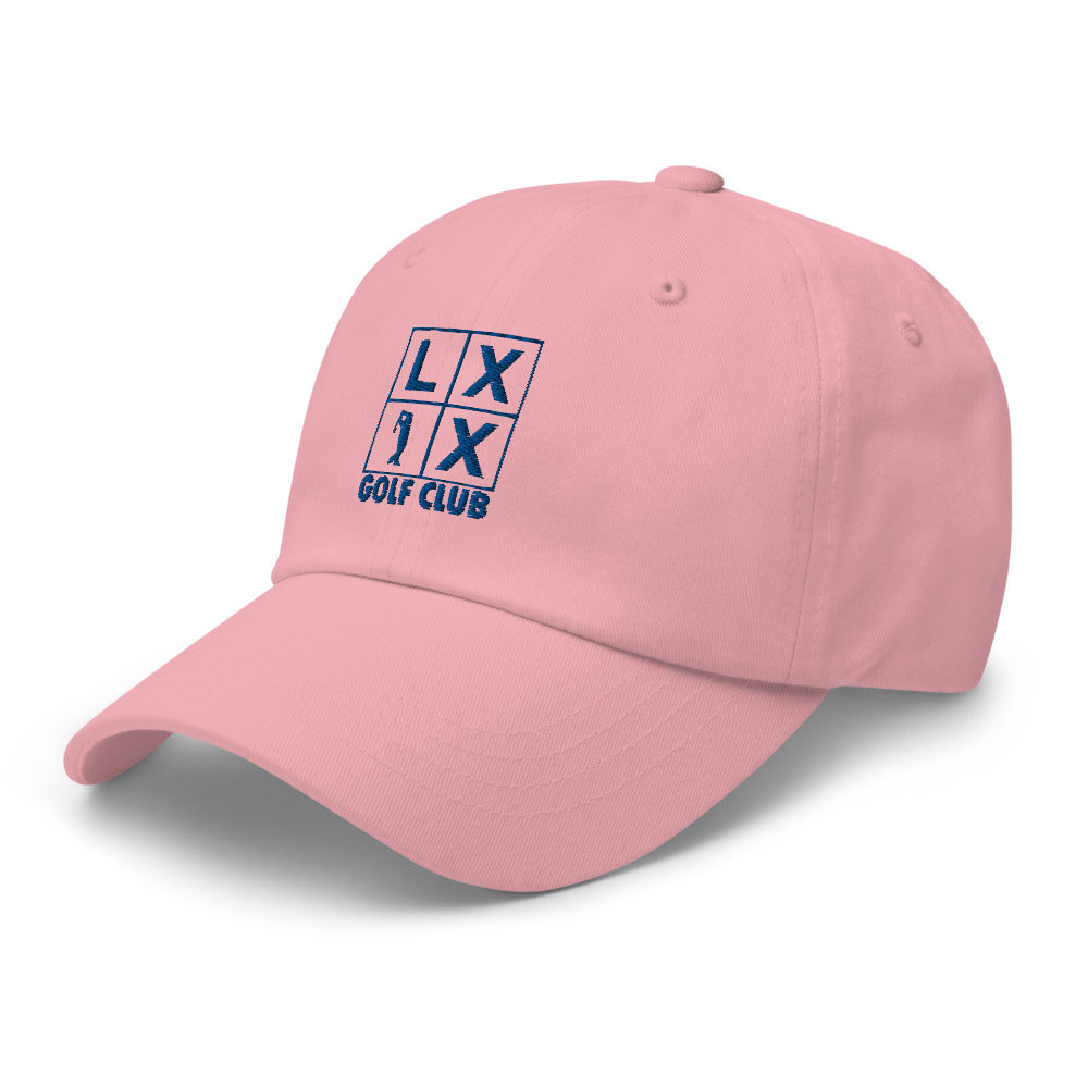 Four Box Logo Dad Hat - Blue Logo