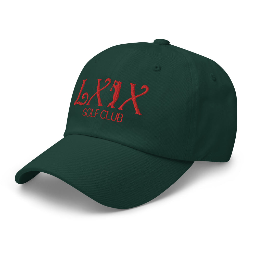 Curve Logo Dad Hat - Red Logo