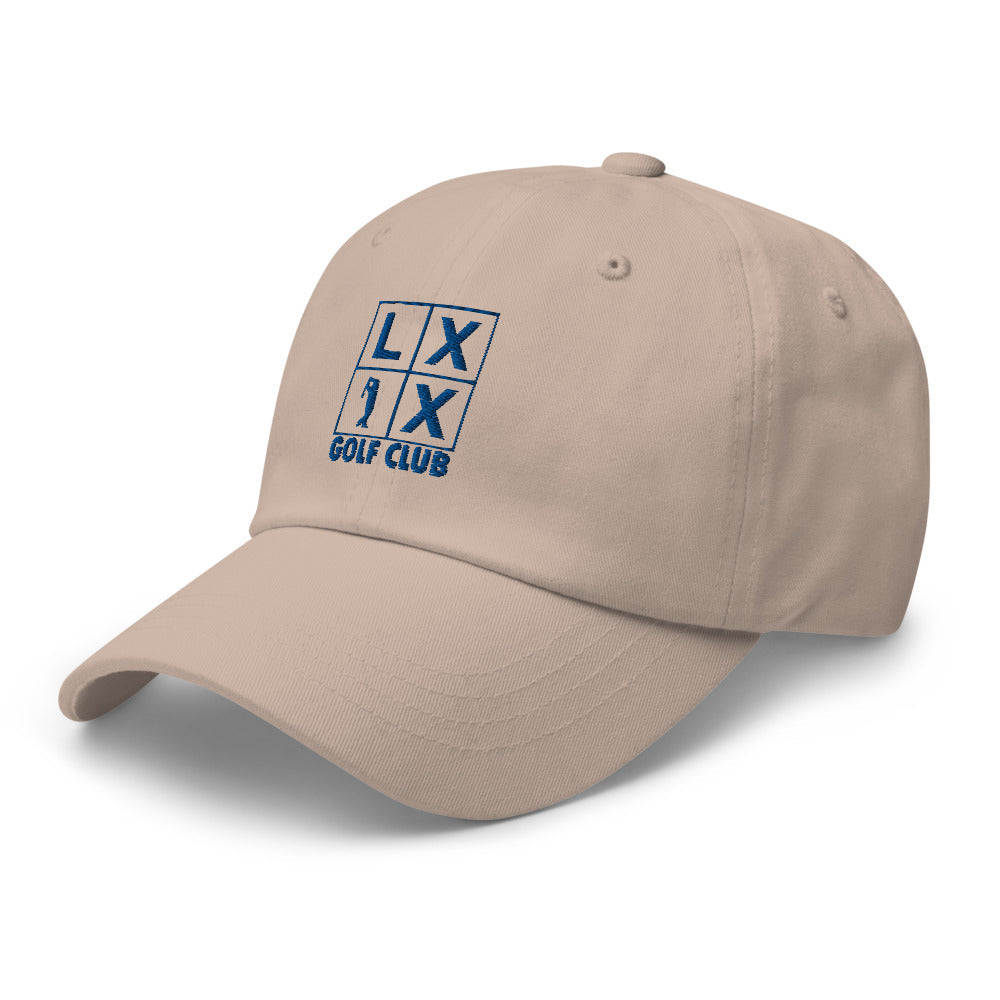 Four Box Logo Dad Hat - Blue Logo
