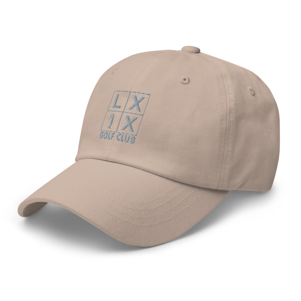Four Box Logo Dad Hat - Gray Logo
