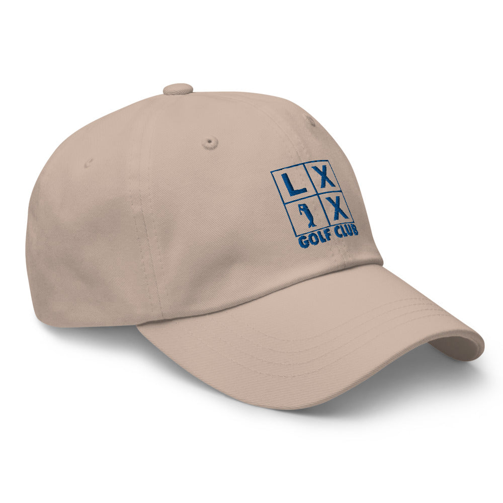 Four Box Logo Dad Hat - Blue Logo
