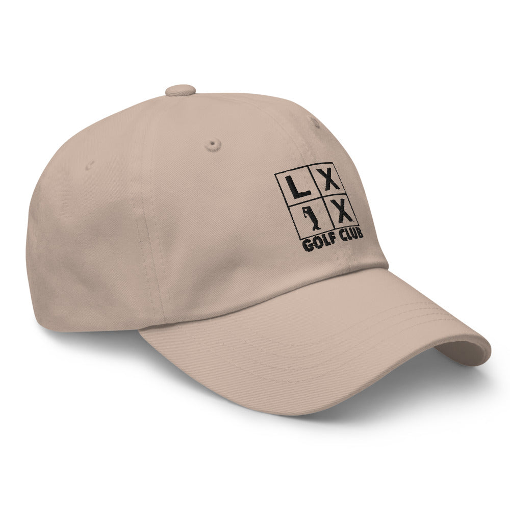 Four Box Logo Dad Hat - Black Logo