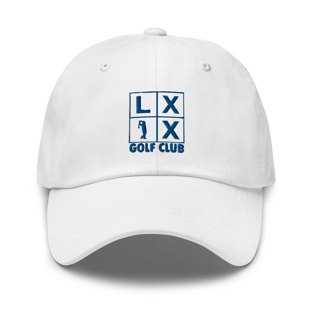 Four Box Logo Dad Hat - Blue Logo