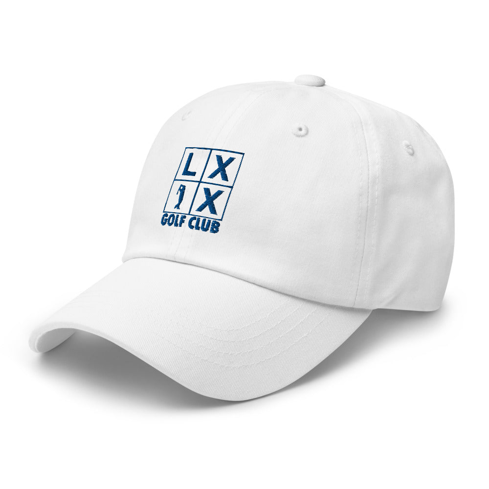 Four Box Logo Dad Hat - Blue Logo