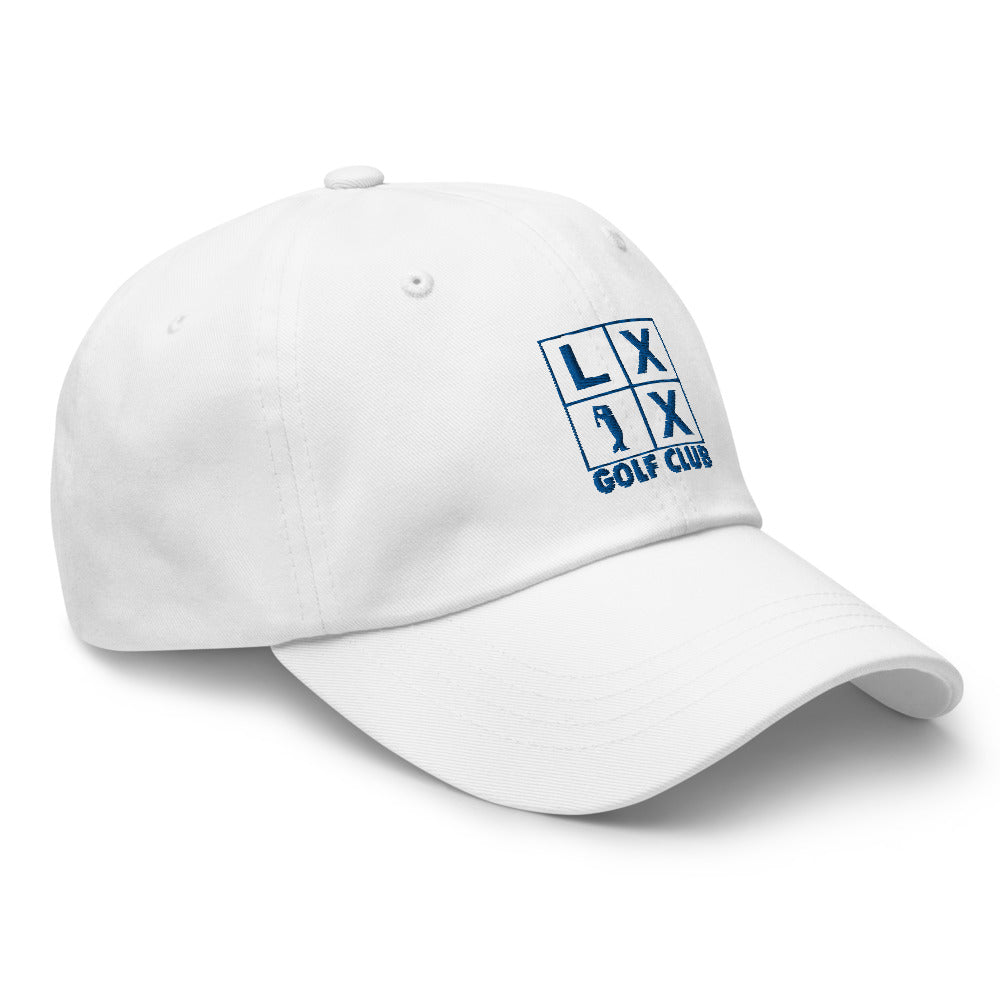 Four Box Logo Dad Hat - Blue Logo