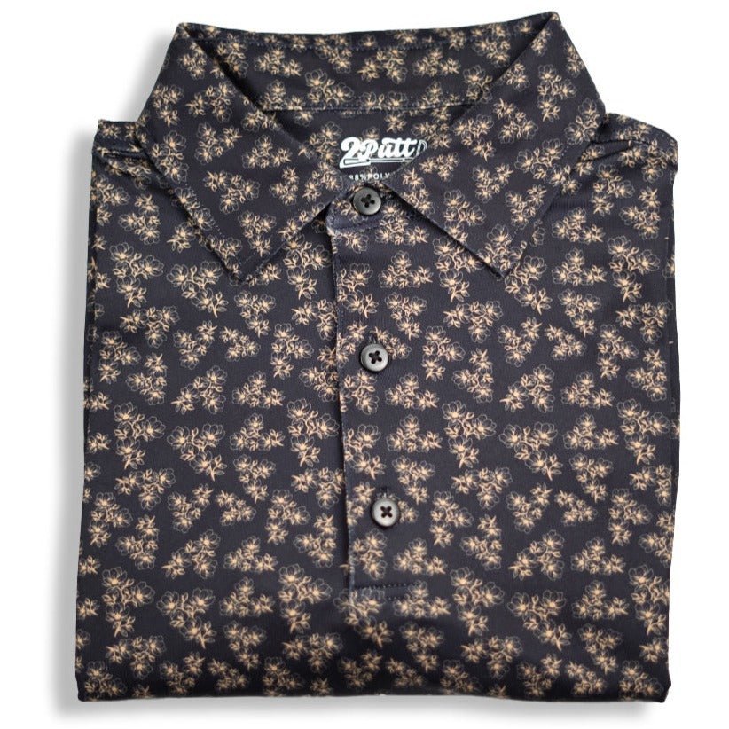 Dark Floral Men's Polo