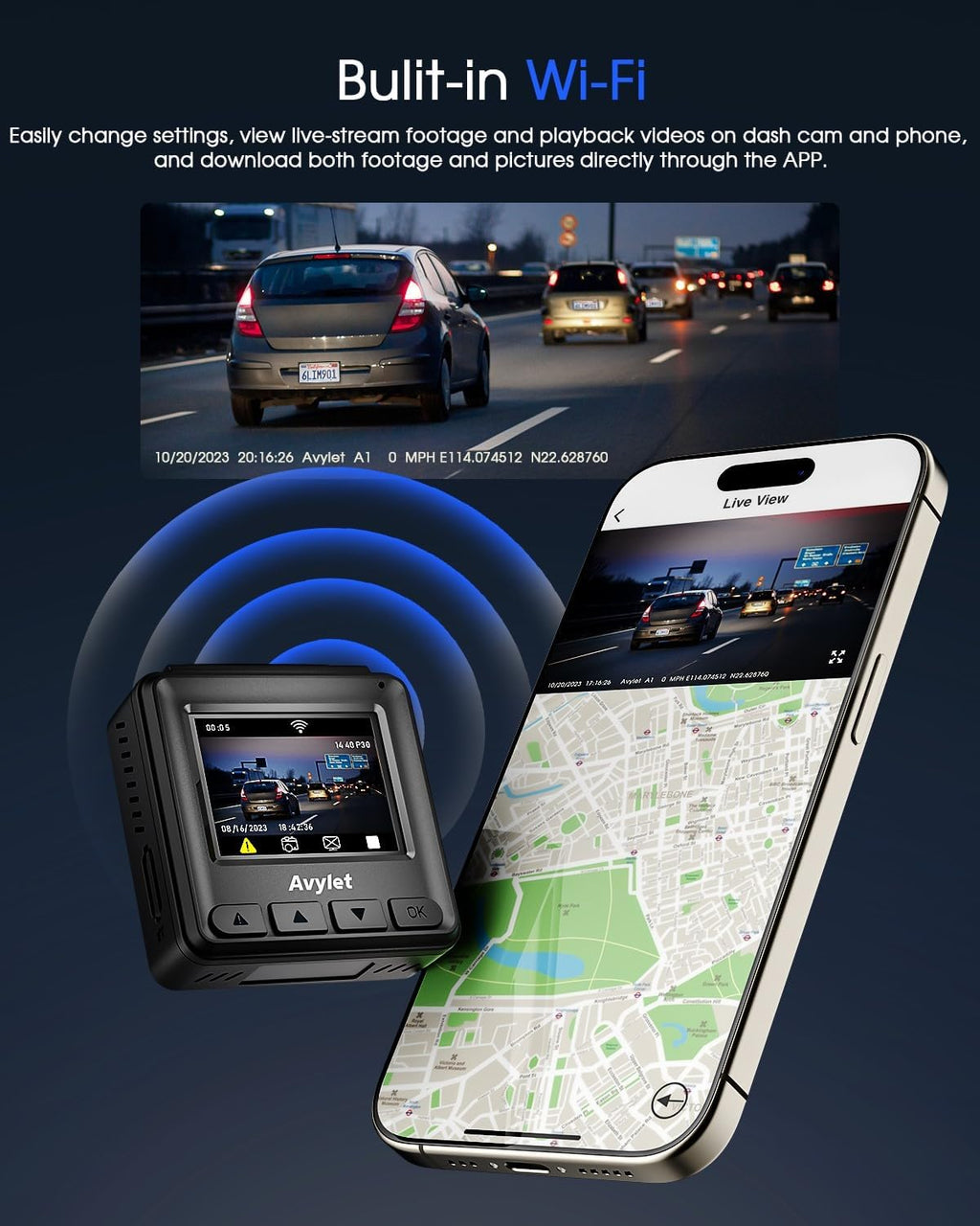 Horizon 2k Smart Dash Cam