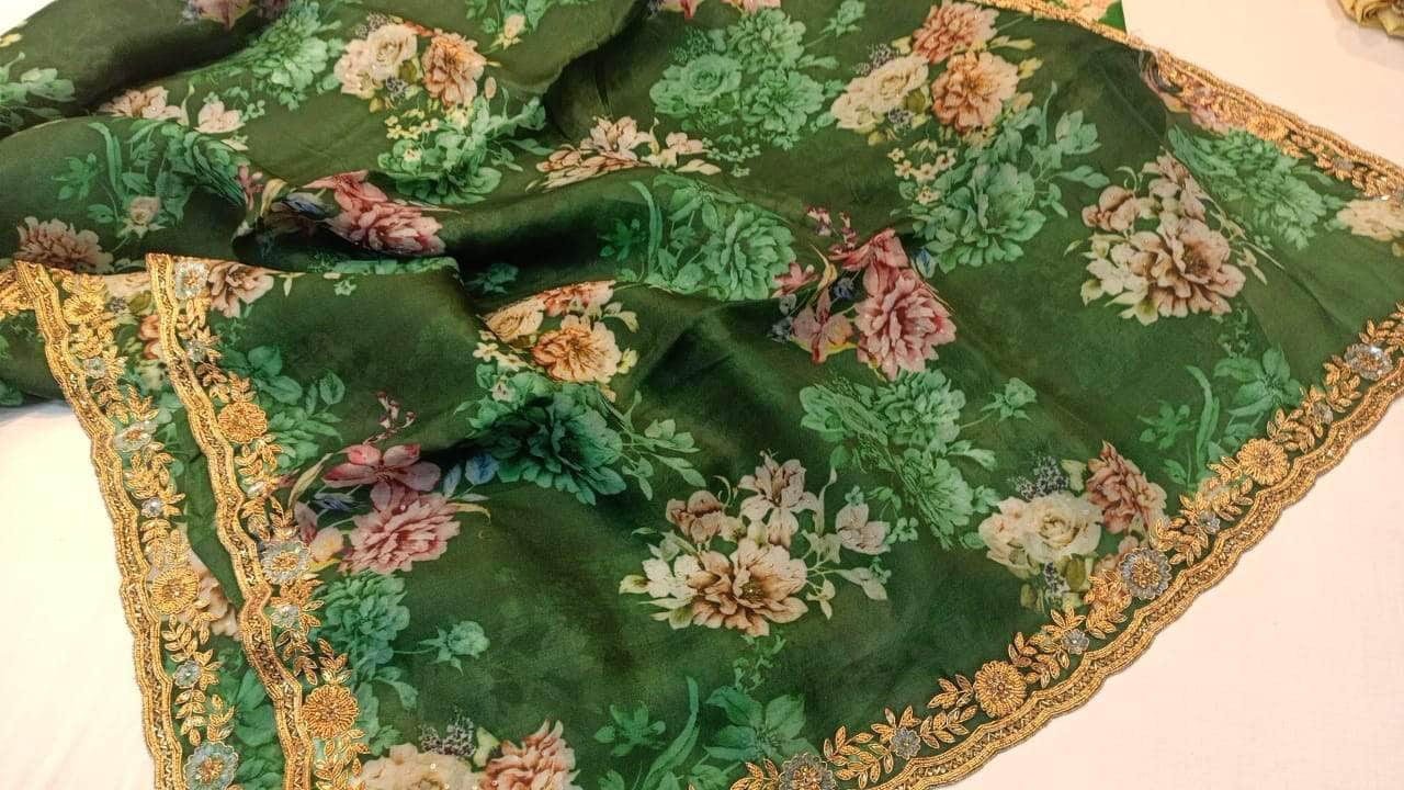 Designer Pure Organza Saree