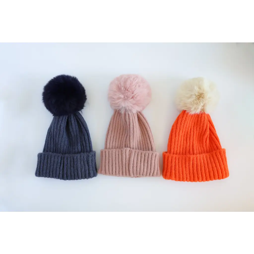 Eloise Pom Pom Beanie for Kids & Baby