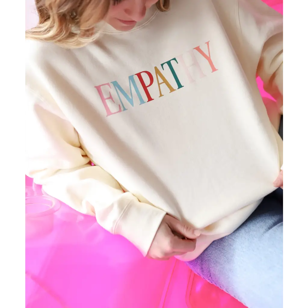 Empathy Oversized Crewneck Sweatshirt