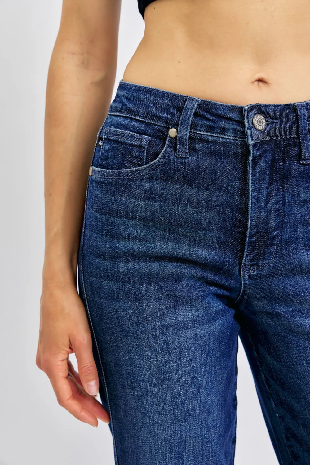 Judy Blue Full Size Tummy Control Straight Women Jeans Plus Size