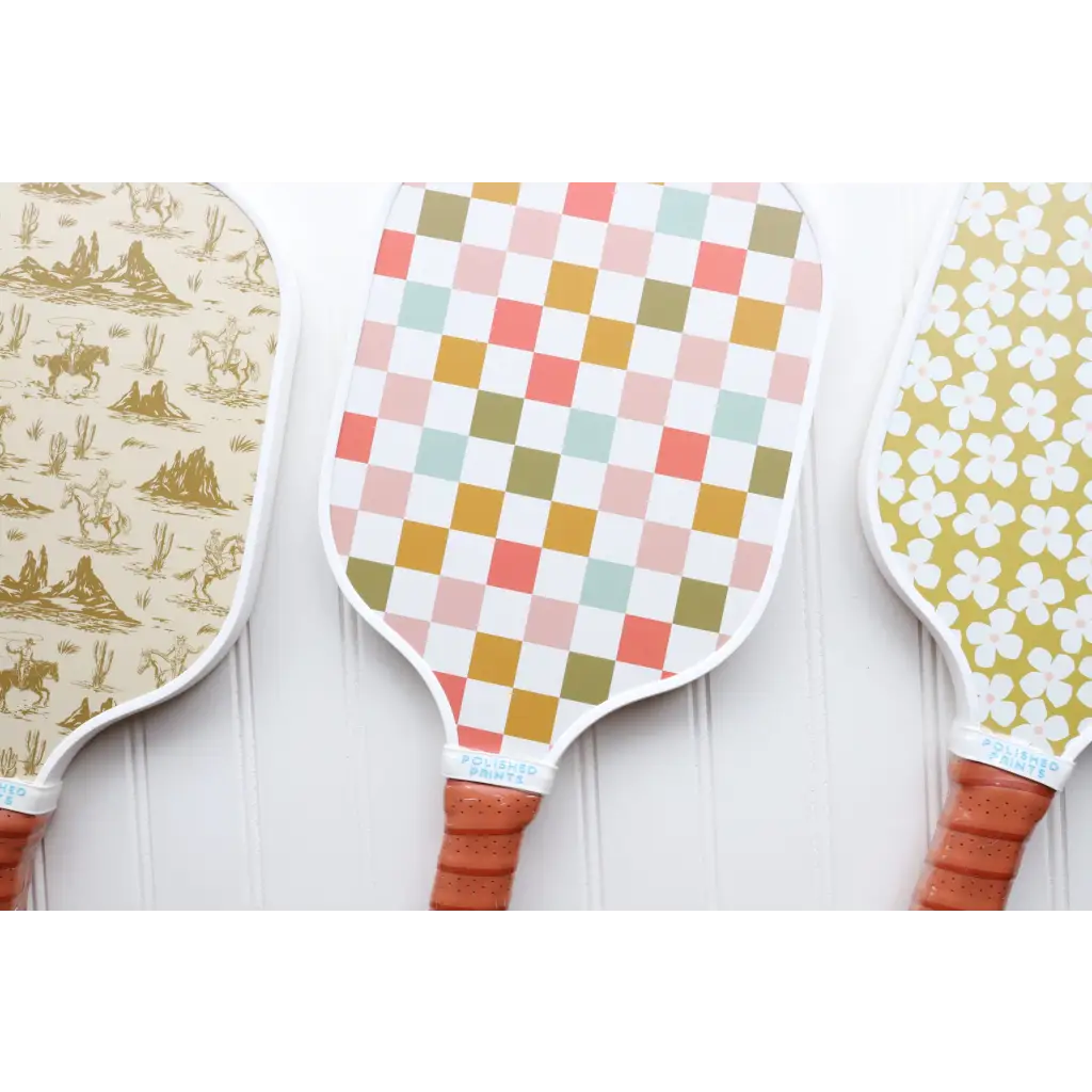 Fun Floral Adult Pickleball Paddle