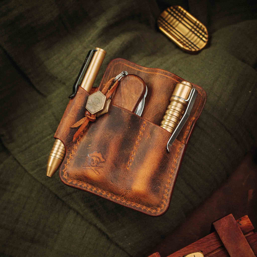 EDC Pocket Organizer - First Mate | Leather Pocket Carrier