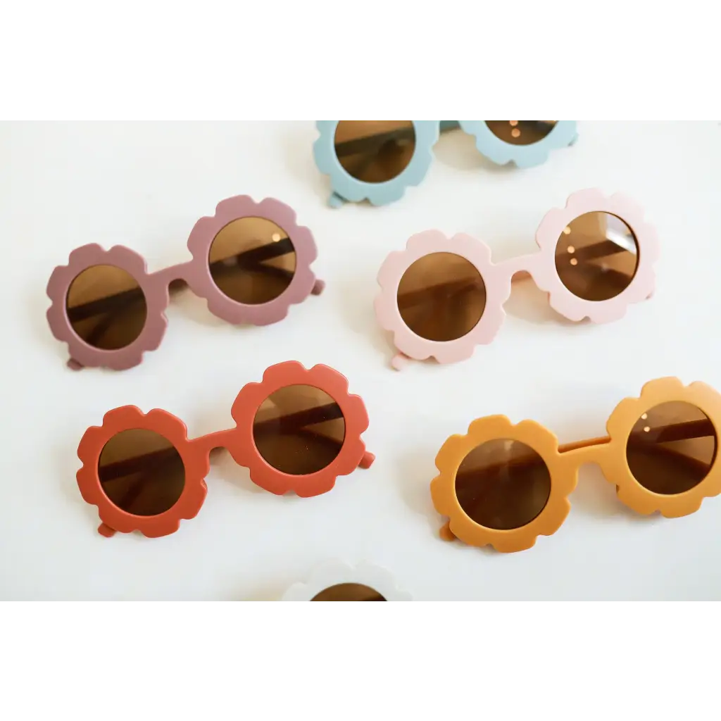Fun Flower Retro Sunglasses for Kids