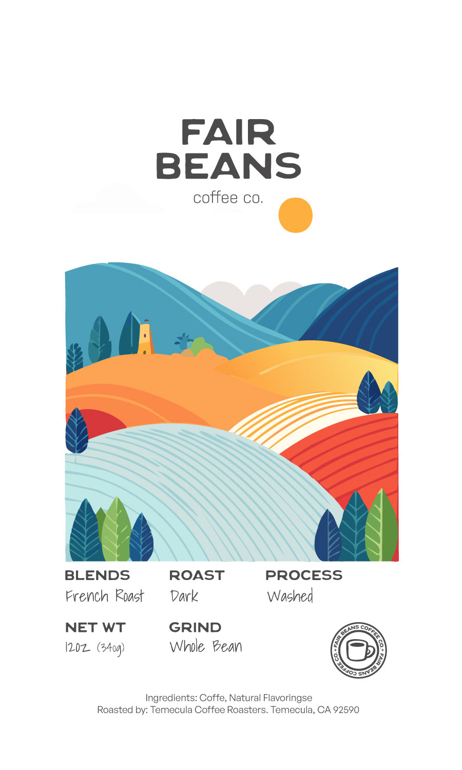 French Roast Coffee Beans Blend - Dark Roast