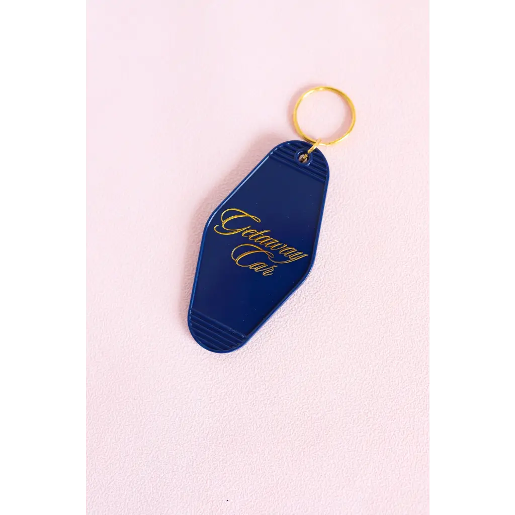 Getaway Car Vintage Motel Key Tag