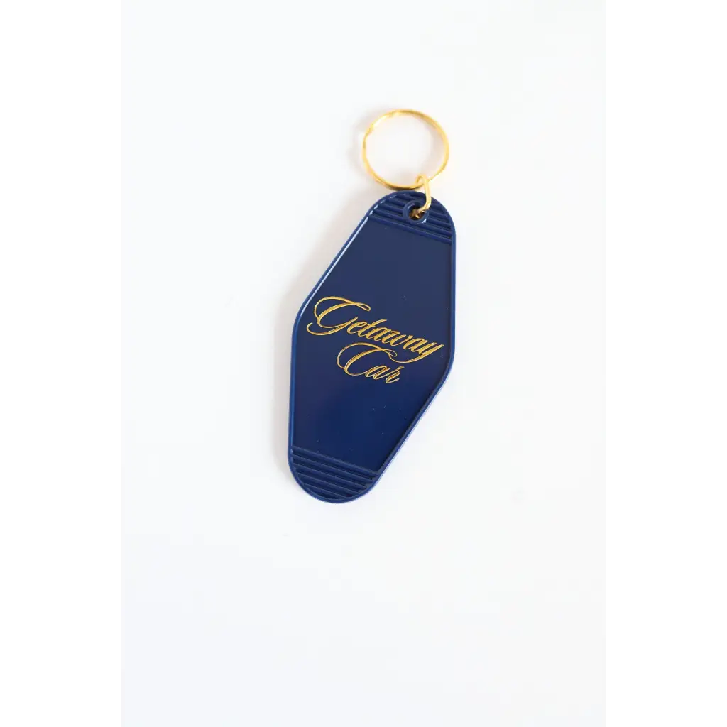 Getaway Car Vintage Motel Key Tag
