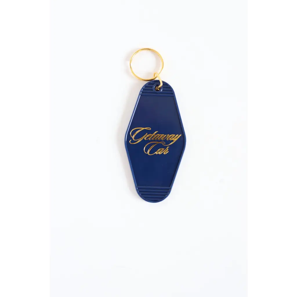 Getaway Car Vintage Motel Key Tag