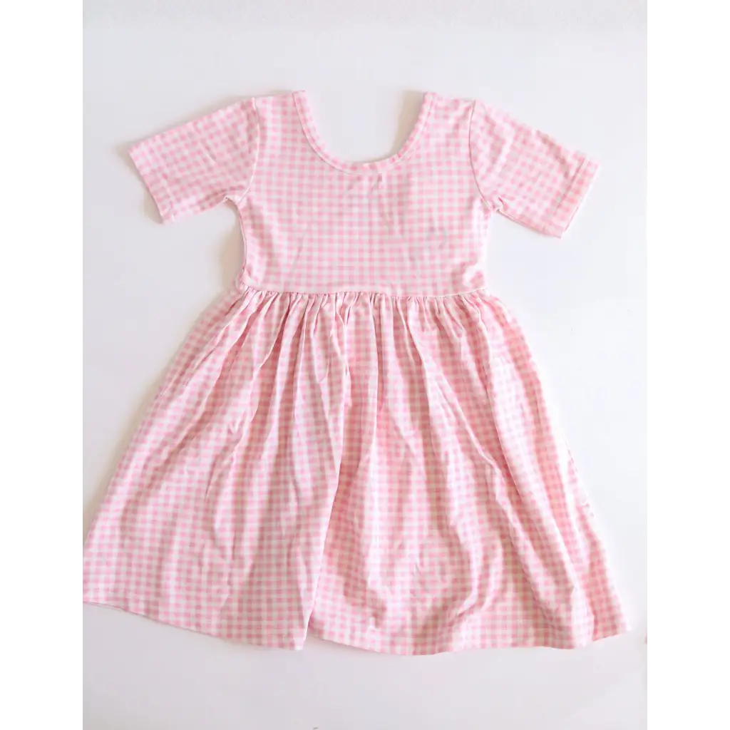 Gingham All Day Bamboo Twirl Dress
