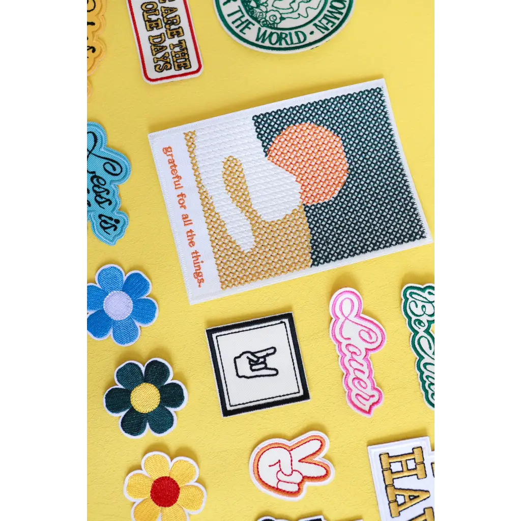 Grateful for All the Things Iron-on Patch