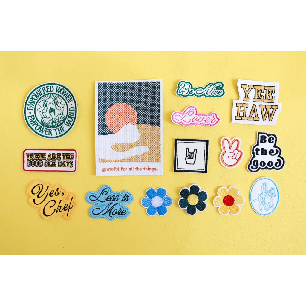 Grateful for All the Things Iron-on Patch