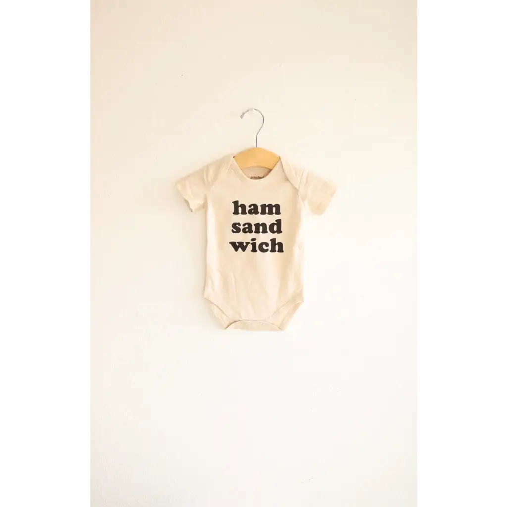 Ham Sandwich Organic Cotton Baby Onesie