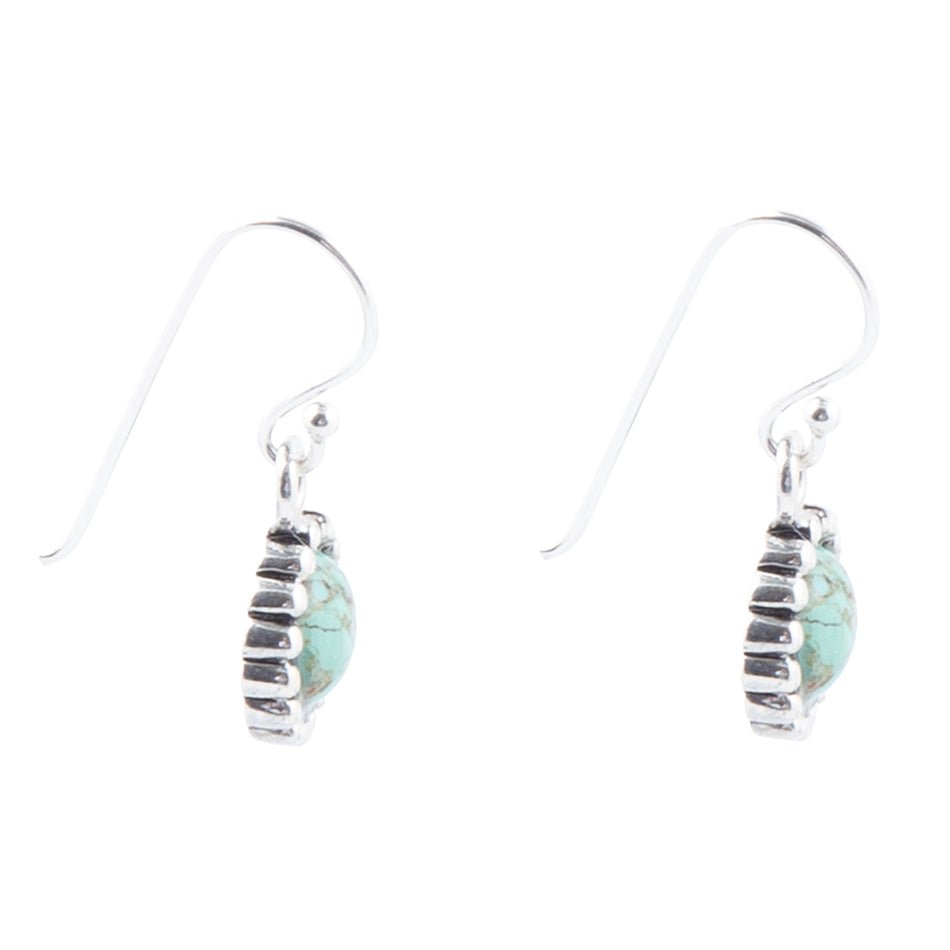 Hope Floats Blue Turquoise Earrings