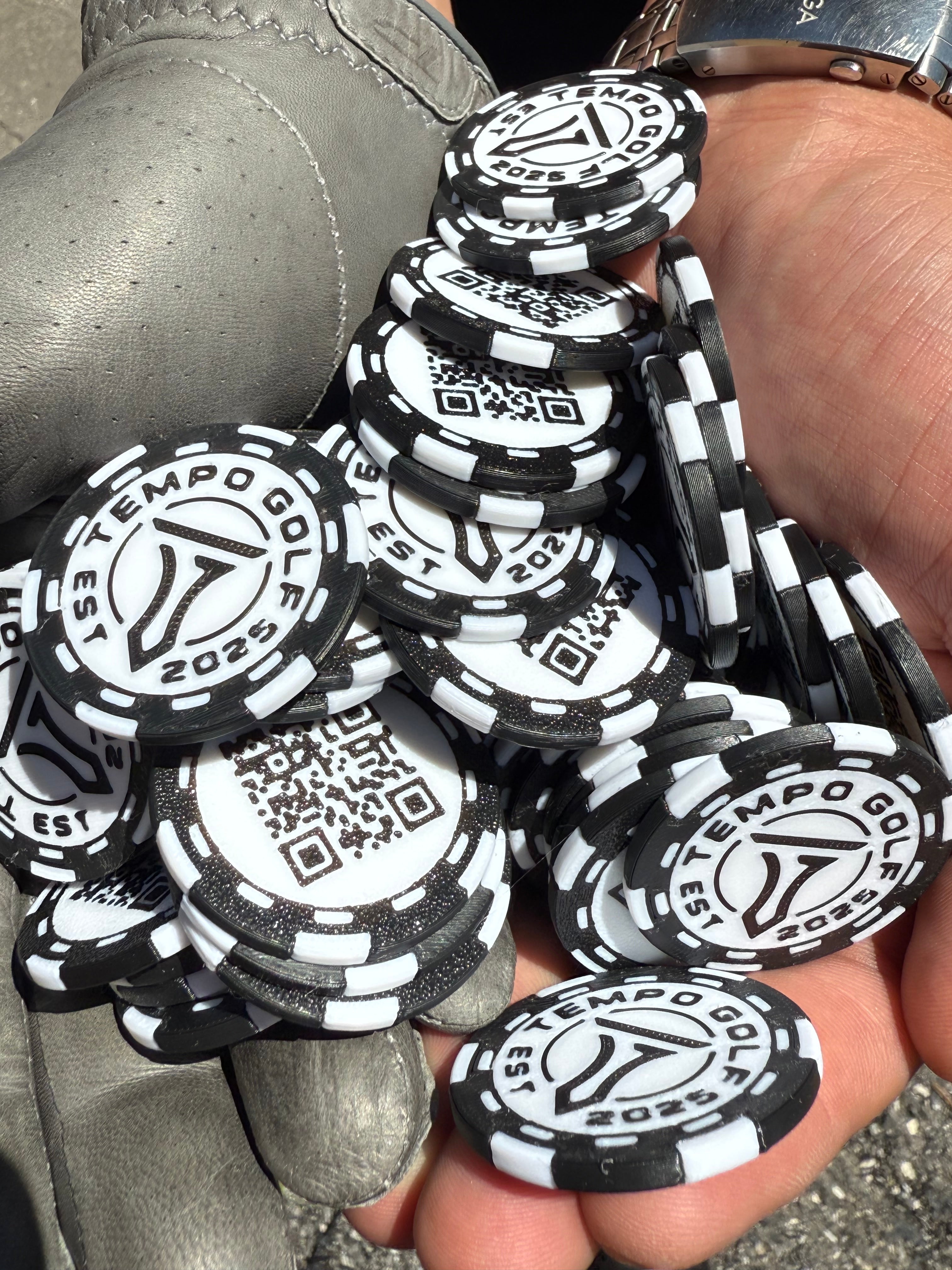 Tempo Golf Poker Chips