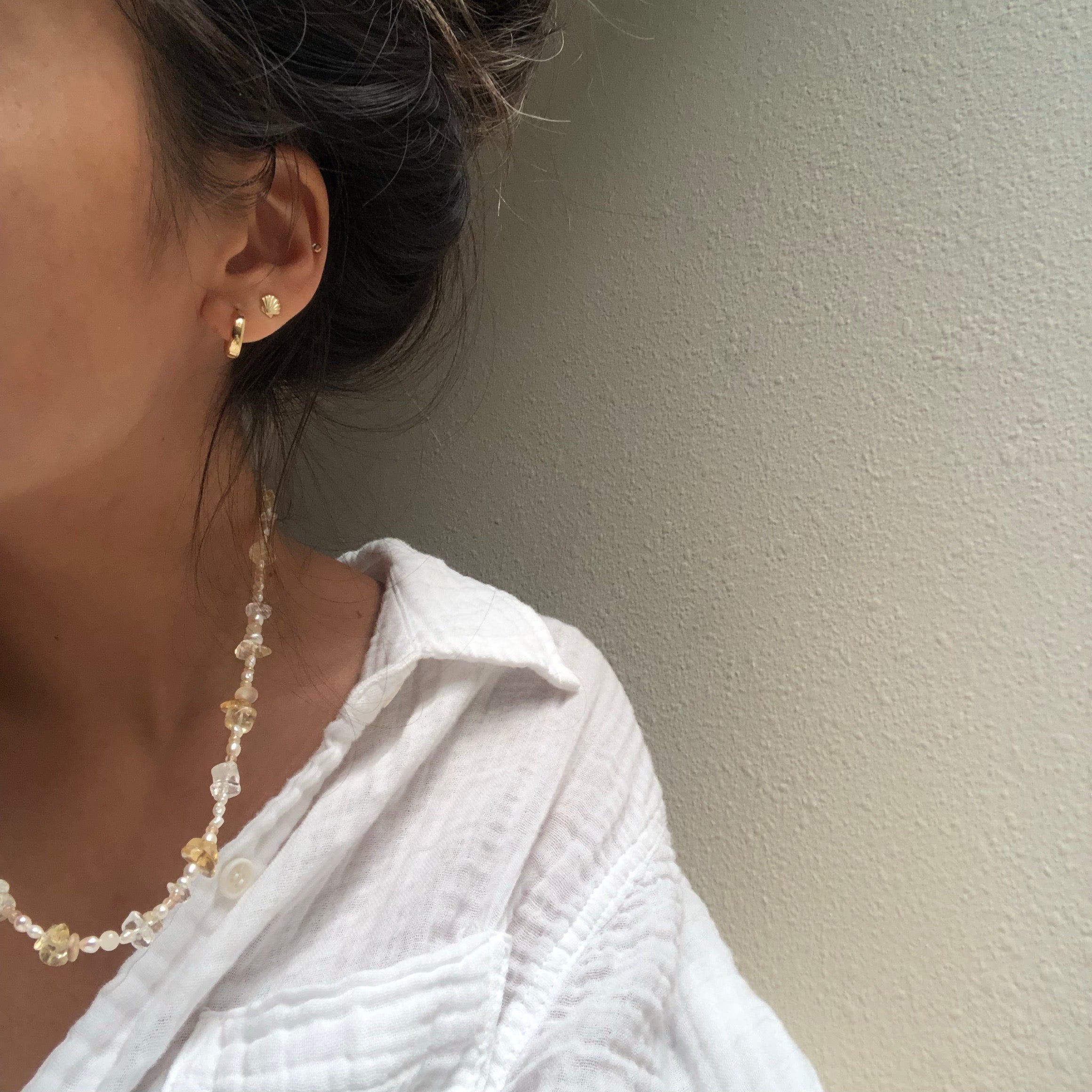 Seashell Studs